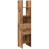 vidaXL Bücherregal Altholz 40 x 35 x 180 cm Holzwerkstoff