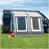 DWT Space Air HQ - mit nicht UV-resistenter Farbpigmentierung - 260 L Gr.3 - 260x280 cm (BxT) - Vorzelt Wohnwagen aufblasbar Caravanvorzelt Markise Camping Air-In Leichtzelt - Reisezelt - Teilzelt