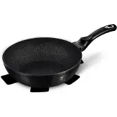 Berlinger Haus Granit-Wok 28 cm Schwarz Silber BH-1848
