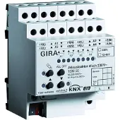 Gira Jal.aktor 4f AC 230 V Hand KNX REG, 1 Stk.