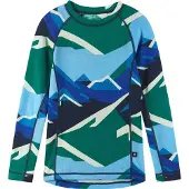 Reima Taitoa Thermounterwäsche Wollmischung, Navy, 140
