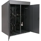 Mendler 2er-Fahrradgarage MCW-H66b, Fahrradbox Fahrradunterstand abschließbar Metall 213x158x125cm anthrazit