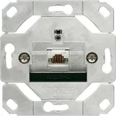 Gira Einsatz 245100 Netzwerk-Anschlussdose Cat.6A 1fach, 1 Stk.