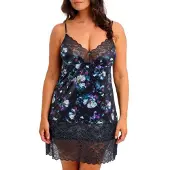Fantasie Slipdress Lucia | Grösse: S | Farbe: Navy-Blau