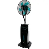 Cecotec EnergySilence 790 FreshEssence Ionic, Haushalts-Lamellenlüfter, Schwarz, Flur, 40 cm, Kabellos, 12 h
