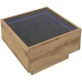 vidaXL Couchtisch Artisan-Eiche 50 x 50 x 30 cm