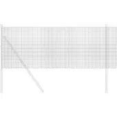 vidaXL Doppelstabmattenzaun 2500 x 60 cm Grau
