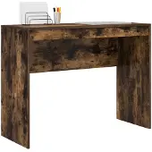vidaXL Schreibtisch Geräucherte Eiche 100 x 40 x 76 cm
