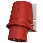 MENNEKES 804, Gerade, 400 V, Rot, Weiß, IP44, 1 Stück(e)