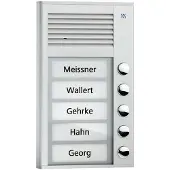 TCSS AG Audio Außenstation PAK05-EN 5 Tasten 1-reihig AP silber