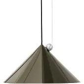 Tom Dixon Pose LED-Hängelampe, grün Ø 43 cm Stahl dim - , Pose, dimmbar, Grün, für Wohnzimmer, Metall, Design