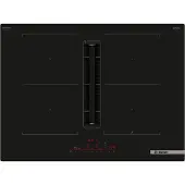 Bosch Set PVQ711HGA7 (HEZ9VDSB2 + PVQ711H26E), Autarkes Kochfeld (schwarz, 70 cm, mit integriertem Dunstabzug, Home Connect)