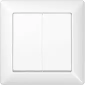JUNG AS 590-5 WW. Steuerung: Knöpfe, Produktfarbe: Weiß, Gehäusematerial: Duroplast (AS590-5WW)
