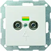 Gira 040503 Potentialausgleich 2-fach System 55 reinweiß