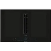 Siemens EX877NX68E, Schwarz, Integriert, 80 cm, Zonen-Induktionskochfeld, Glaskeramik, 4 Zone(n)