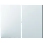 Hager 14357009, Weiß, Kunststoff, Schraubenlos, Jede Marke, Glänzend, 1 Stück(e)