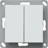Gira Funk-Wandsend. batterielos 2fach reinweiß matt 242227 (242227)