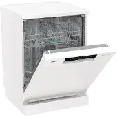 Gorenje GS642D90W freistehender Geschirrspüler 60 cm, Freistehend, Standardgröße (60 cm), Weiß, Schwarz, Berührung, kalt, Heiß