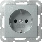 Gira Steckdose SCHUKO 445326 SH System 55 F Alu