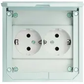 Protec.class 05104977 Steckvorrichtungen Bodeneinbausteckdose PESB 2 2fach IP41