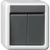 Gira 516130, Schwarz, Grau