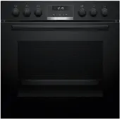 Bosch Induktions Herd-Set "HND617LS67", Energieeffizienz: A+, schwarz, Herdsets, Backwagen mit ausziehbarer Tür für bequemes Kochen & Backen, Induktions Herd-Set