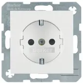 Berker 41231909, Typ F, Weiß, 250 V, 16 A, 50/60 Hz
