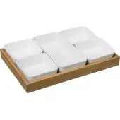 Secret De Gourmet Servierschüssel für Snack + Tablett, 6er-Set