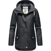 NAVAHOO Damen Regenjacke Oceans Heart – Wasserdicht & Stylisch