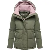 MARIKOO Winterjacke "Omariaa" mit abnehmbarer Kapuze und hochschließendem Kragen