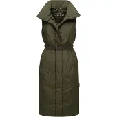 NAVAHOO Abendlied Damen lange Winter Weste – warm & stilvoll