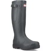 Hunter Gummistiefel Balmoral MKII Side Adjustable Wellington Unisex Black-Schuhgröße 37