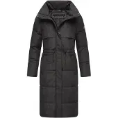 NAVAHOO Wintermantel "Der Wahnsinn 14" Damen Steppmantel mit Taillenzugband