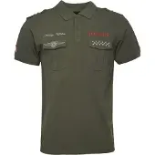 TOP GUN Polo Shirt TG20213003 Herren olive 3XL