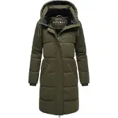 NAVAHOO Wintermantel "Wintertanz 14" modischer Damen Steppmantel mit hohem Kragen