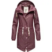 NAVAHOO Regenjacke "Tropical Stormoo" mit Kapuze Wasserdichter Damen Outdoor Regenmantel