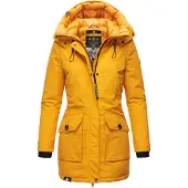 NAVAHOO Winterjacke "Blizzardstorm" mit Kapuze Warm gefütterter Wintermantel mit Kapuze