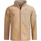 Arctic Seven Herren Fleece Jacke – Coffee
