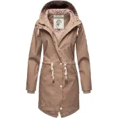 NAVAHOO Regenjacke "Tropical Stormoo" mit Kapuze Wasserdichter Damen Outdoor Regenmantel