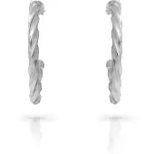 Orphelia 'Beverly' Creolen für Damen, 925 Sterling Silber - Silber ZO-7554