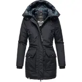 NAVAHOO Damen Winterjacke Blizzardstorm – Lang, Warm & Funktional