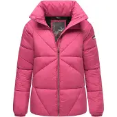 NAVAHOO Schokolinaa Damen Winter Steppjacke mit gefüttertem Kragen