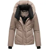 MARIKOO Winterjacke "Nadiraa" 2-in-1 Funktion Herausnehmbare Polyester-Innenteil