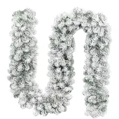 Holiday Tree Weihnachtsgirlande Flocked Colorado Garland 270 x 25 Weihnachtsbaum (groen)