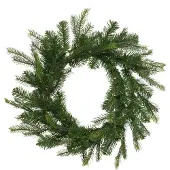 Everlands Grandis Kranz d80h10 cm grün Weihnachten (groen)