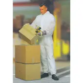 Kerbl Einweg Overall mit Kapuze XL PP