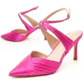 Montevita Absatzschuh Festschuh in Fuchsia