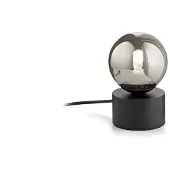 Ideal Lux Zeitgenössische Schreibtischlampe Perlage Metall Schwarz 1 Licht G9 3W 3000K
