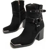 Montevita Stiefelette mit Absatz, Schwarz