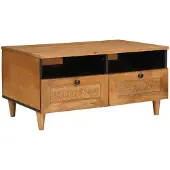 vidaXL Couchtisch Hellbraun 80 x 54 x 40 cm Holzwerkstoff